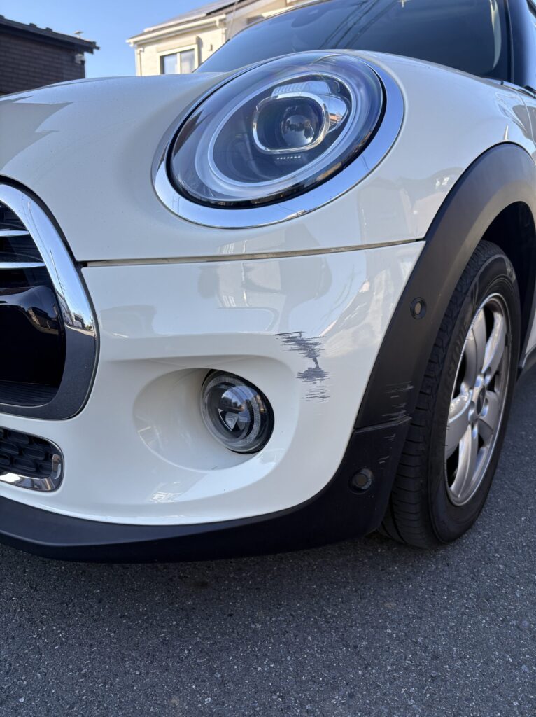 MINI Cooper傷修理事例 施工前