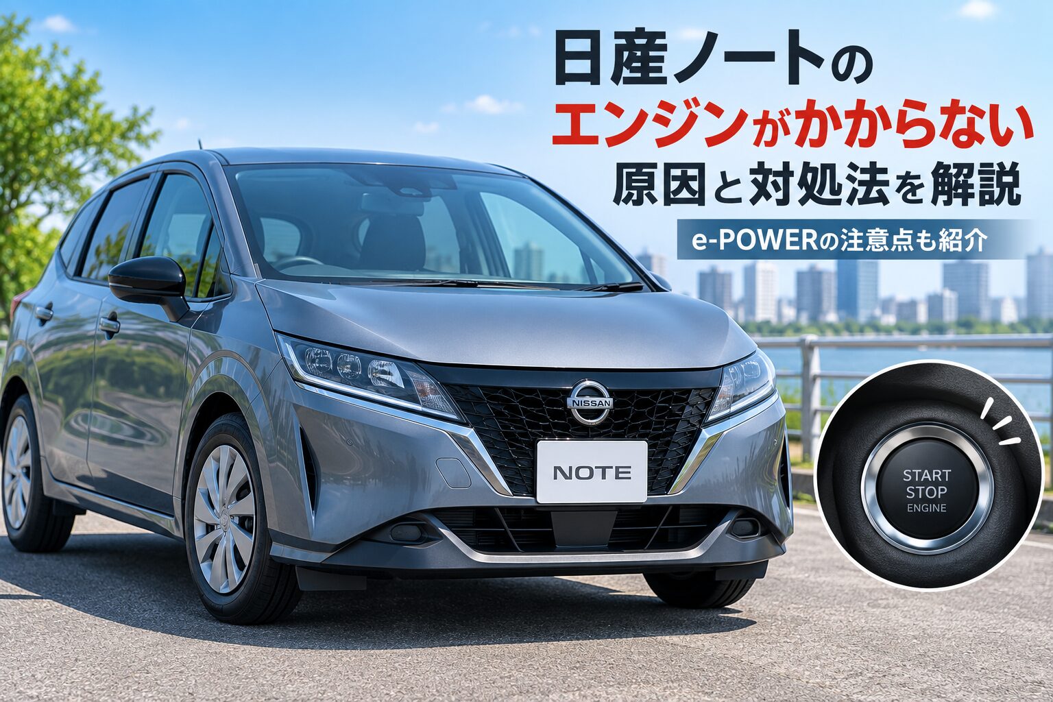 日産ノートのエンジンがかからない原因は？e-POWERも解説